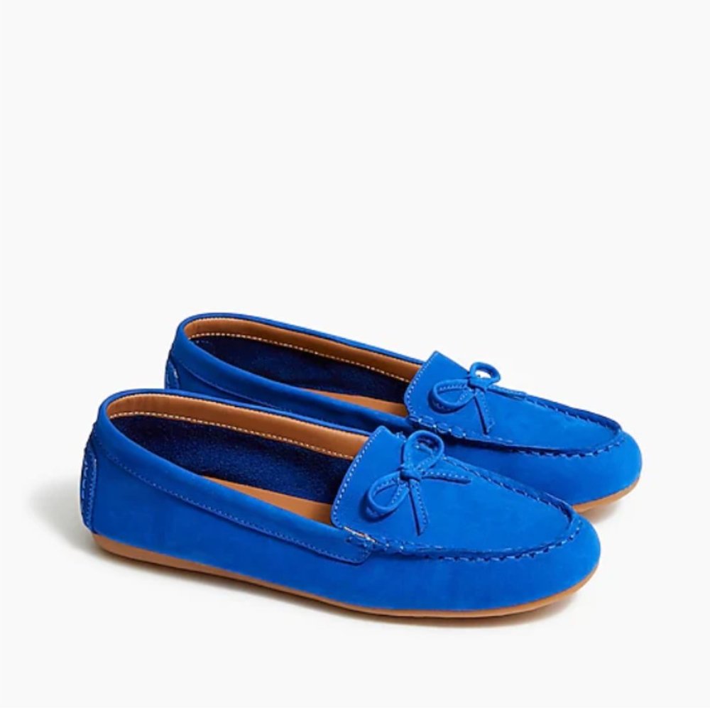 J. Crew NEW Nubuck driving moccasins